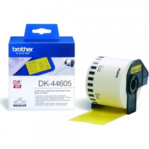 Brother DK-44605 Removable Yellow Paper