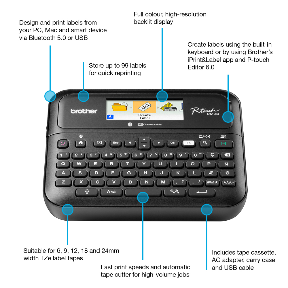 Brother PTD600VP Label Maker Brother Experts