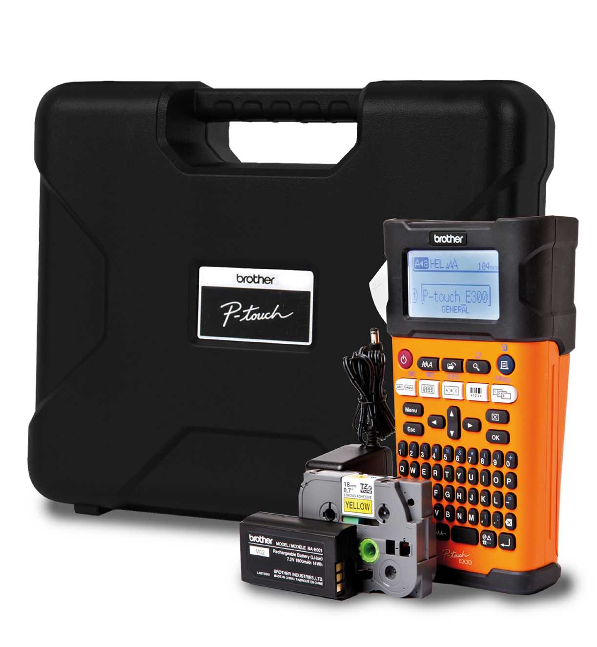 Brother PTE300VP Handheld Professional Label Maker Brother Experts