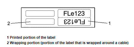 Brother FLE2511 Black On White Die Cut Labels - Brother Experts