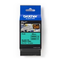 Brother FLE7511 Black On Green Die Cut Labels