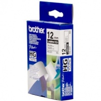 Brother HG-231 Black On White Tape -  12mm - DISCONTINUED