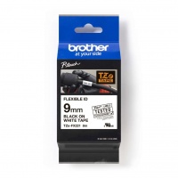 Brother TZ-FX221 Black On White Tape -  9mm