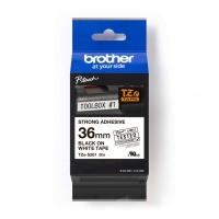 Brother TZ-s261 Black On White Tape -  36mm
