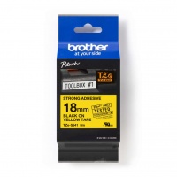 Brother TZ-s641 Black On Yellow Tape -  18mm
