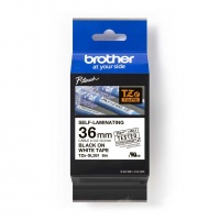 Brother Pro Tape TZe-SL261 Self laminating cable tape - Black on White - 36mm